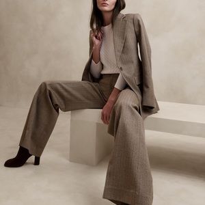 Lido Wide Leg Italian wool pants